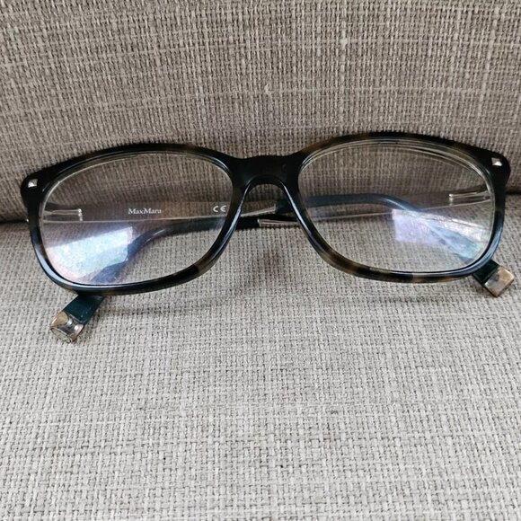 Max Mara Women Eyeglasses Frame Brown Tortoise Glasses Frame Eyewear - Picture 3 of 12